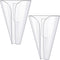 CHENGU 2 Pcs Plastic Soap Holder Drainage Wall Mounted Soap Saver Tray Self