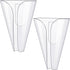 CHENGU 2 Pcs Plastic Soap Holder Drainage Wall Mounted Soap Saver Tray Self