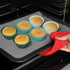 Silicone Muffin Baking Cups, 12 Pack Reusable Non-stick Cupcake Liners, BPA Free, Dishwasher Safe