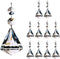 10pcs Crystal Ball Prisms Chandelier Parts Pendant, Hanging Glass Crystals Suncatcher for