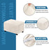 1 H.VERSAILTEX Ottoman Covers Slipcover Rectangle Real Velvet Plush Piece Form Fit Stretch Folding Storage Covers