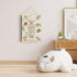 Qvapt 12x16 Jungle Animals Nursery Wall Decor,Wild Animal Nursery Classroom Wall Decor,Tropical Jungle Safari Animals