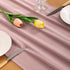 Socomi Dusty Rose Chiffon Table Runner Easter Spring Boho Rustic 10ft 29x120 Inches Wedding Runner Sheer Bridal Shower