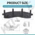 Stand Mixer Attachment Holders/Base Accessories Cradle for Kitchenaid Mixer Organizer - 4.5QT/5QT/6QT, Durable Plastic