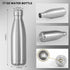 VEGOND 17oz Stainless Steel Water Bottles Bulk, Reusable Metal Sports Water Bottle, Keeps Drinks Hot and Cold, BPA Free