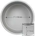 PME Professional Aluminum Baking Pan - Round 7 x 3in