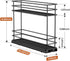 Mystozer 2.5" Wx10.43 Dx8.26 1 2 Pull Out Spice Rack Organizer for Cabinet, Slide Out Spice Racks, Easy to Install
