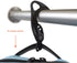 Gear Hook Black 5-Pack — Lightweight Versatile S Hook for Backpacks and Closet Storage, Heavy Duty Alternative for
