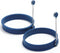 Norpro Silicone Round Pancake/Egg Rings, 2 Pieces, Blue