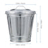 Mini Desktop Trash Can with Lid, Tiny Metal Garbage Can for Home Office Countertop