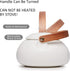 2cup 800ml ZENS Teapot with Infuser, Ceramic Japanese Teapot for Loose Leaf Tea, Small Matte White Porcelain Tea Pot