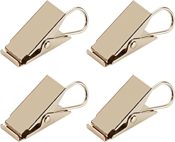 MroMax 60PCS Curtain Clip Hook Set for Home Decoration, Light Gold
