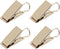 MroMax 60PCS Curtain Clip Hook Set for Home Decoration, Light Gold