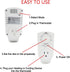 Amaze Plug in Thermostat | Compatible with all Heaters, Fans, and Air Conditioners