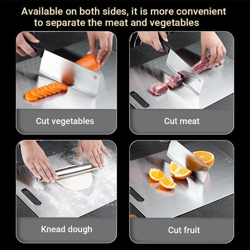 2025 100% 1 Pack (14"L 10"W) Titanium Cutting Board - New Upgrade Pure Titanium Cutting Boards For Kitchen