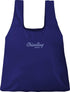 ChicoBag Original Compact Reusable Grocery Bag w/Attached Pouch and Carabiner Clip, Variety 4pk - Mazarine, Aqua,