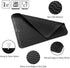 Silicone Dish Drying Mat, Eco-friendly Heat-resistant Mat for Kitchen Counter or Sink, Refrigerator or Drawer Liner,