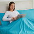 Nestl Beach Blue King Pillowcase Set - 2 Pieces, 20x40 Inches, Soft Microfiber for Comfort