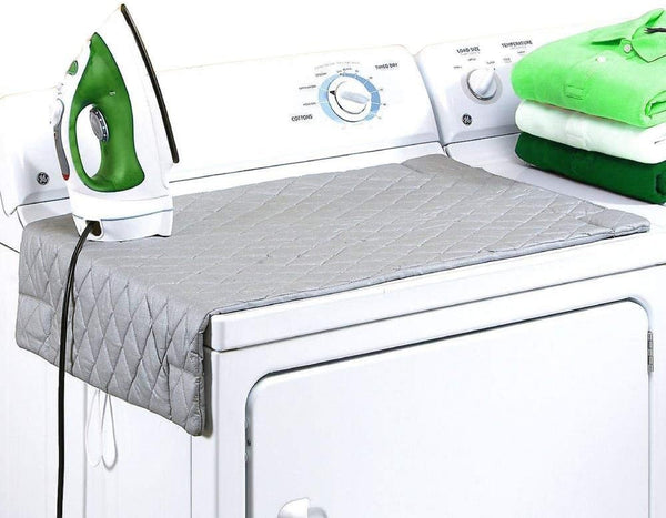 Ironing Blanket, Magnetic Mat Laundry Pad, 33"x 18", Gray, Heat Resistant Pad, Iron Board Alternative Cover