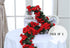 Lannu 2 Pack Artificial Rose Vine Flowers, Fake Garland Ivy Plants for Home Wedding Party Decorations (HOT Pink)