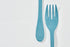 KNORK Eco 24 Piece Plant Based Cutlery Set - Bamboo Reusable Flatware Set, Fork, Knife, Spoon, Blue
