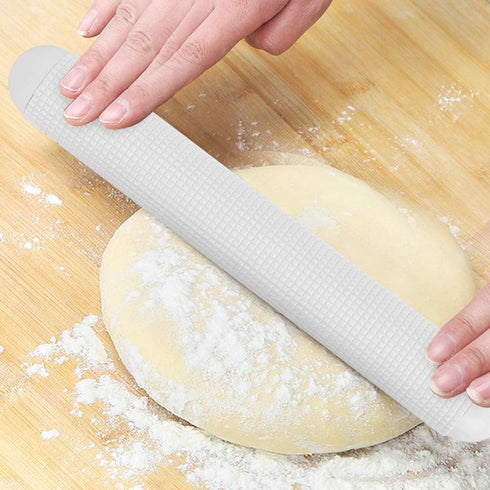 Plastic Non-stick Rolling Pin Fondant Cake Dough Roller, No Handle Baking Kitchen Tool Rolling Kit
