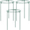 HiGift 3 Pack Peony Cages Support Stakes Ring for Garden, Round Plant