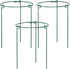 HiGift 3 Pack Peony Cages Support Stakes Ring for Garden, Round Plant