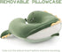 3-8 Niuniu Daddy Crocodile Kids Travel Neck Pillows for Years Old, Soft Memory Foam Neck Support Pillows for Airplane