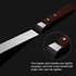 4 Packs Offset Spatula, Stainless Steel Cake Icing Spatula Set with Wooden Handle for Cake Decorating