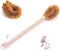 Updated Modern Toilet Bowl Brush, Natural Coconut Fiber Brush Head with Beechwood Handle, Eco-Friendly