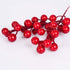 30pcs Lvydec Artificial Red Berry Picks - Christmas Holly Berry Branches Red Berry Stems for Holiday Home Decor