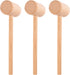 Wooden Crab Mallet for Chocolate, Mini Wooden Hammer Multi-Purpose for Kids Toys