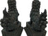 YTC Summit International, Inc. Pair of Chinese Lions Stone Guardian Figurines Set of 2 on Engraved Base