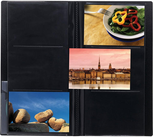 Itoya Art Portfolio Photo Album, Clear Pocket Sheets Hold 3 Photos Per Page (360 4 Inch x 6 Inch)