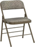 Pack 2 (2-Pack Amazing for less of (Fabric/Vinyl) Steel Frame Metal Foam Padded Folding Chairs (Black, Gray, White)