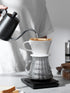 DOWAN Pour Over Coffee Maker, Non-Electric Pour Over Coffee Dripper, Easy Manual Brew Maker, Single Cups Porcelain Slow Brewing Accessories for Home, Cafe, Camping, Coffee Gifts, White by DOWAN