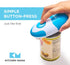 Kitchen Mama Auto Electric Can Opener, Safe, Easy One Touch, Battery Operated, Cordless, for Seniors with Arthritis