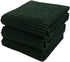 Dark Green Kitchen Hand Dish Towels, 100% Cotton Cloth, Set of 3 Multipurpose, 18" x 28"