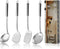 Pleafind 4-Pcs Cooking Utensils Set, Stainless Steel Kitchen Utensils for Wok, Dishwasher Safe