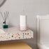 Countertop, 8" 13" Buruis Paper Towel Holder for Kitchen Pastel Pink - One Hand Tear with Wide Base, Height, Raised