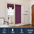French Door Curtains for Doorways, Thermal Insulated Blackout Shades for French Doors, 2 Panels, Burgundy