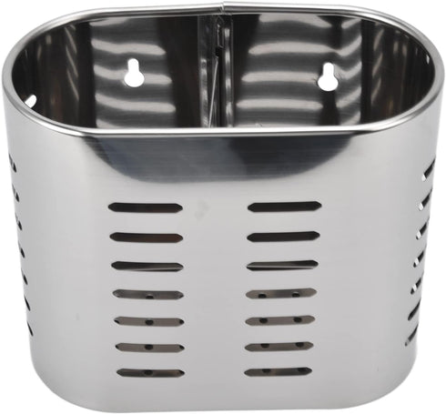 Fdit Wall Mount Utensil Drying Rack, Cooking Holder Organizer for Spoons, Knives, Forks, Chopsticks, Hollow Design