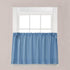 SKL Home Holden Curtain Tier Pair, Smoke, 57" x 24", 2 Count