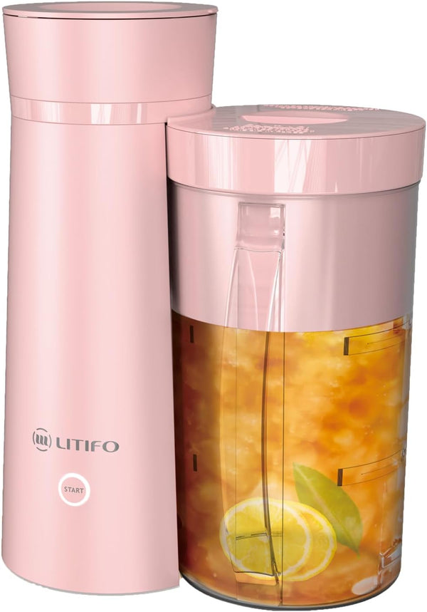 LITIFO Iced Tea Maker and Iced Coffee Maker Brewing System with 2-quart