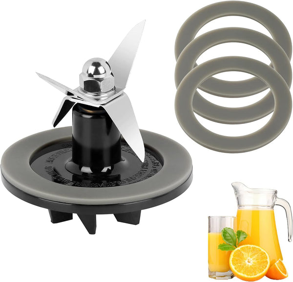 Replacement Parts Blender Blade Assembly, 3 Pieces Gaskets for Cuisinart CBT-500, SB5600, CB600