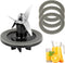 Replacement Parts Blender Blade Assembly, 3 Pieces Gaskets for Cuisinart CBT-500, SB5600, CB600