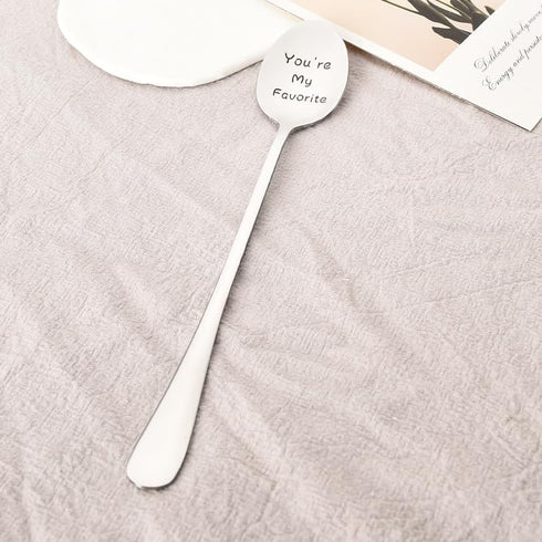 You're My Favorite Spoon for Boyfriend Girlfriend, Anniversary Wedding Gift for Couple, Christmas Gifts