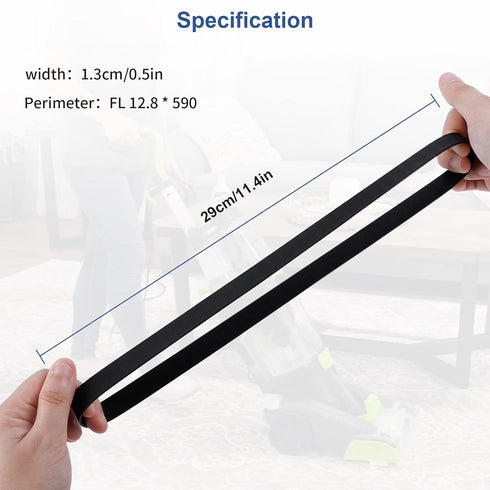KEEPOW Part #440005536 Replacement Belts for Hoover FH51000 FH51001 FH51002 Carpet Cleaner (4 Pack)