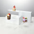 Goabroa Acrylic Display Risers, 2 Sets 10 Pcs Clear Dessert Table Display Set for Figures, Cupcake, Perfume